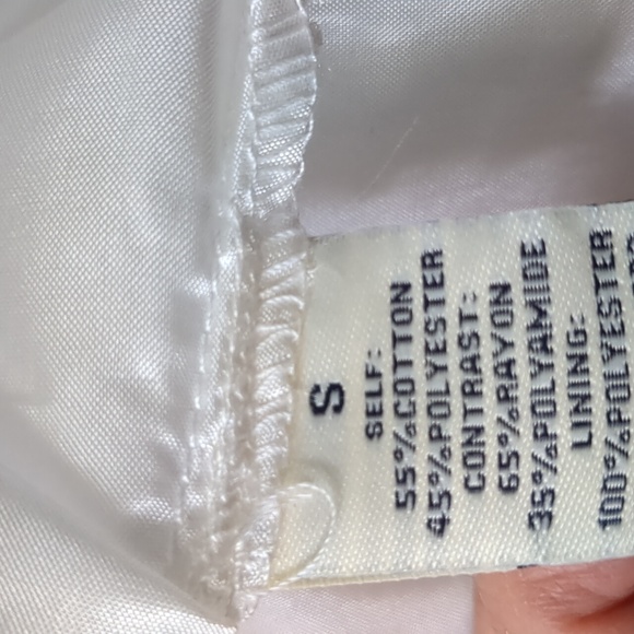 Off the shoulder blue &white dress. Small. New with tag by Jealous Tomato - Picture 5 of 5